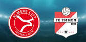 FC Emmen moet vol aan de bak zondag in de return van de play0offs