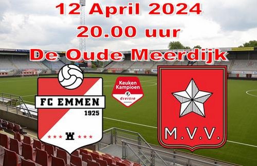 FC Emmen kan in het oranje niet winnen van MVV Maastricht