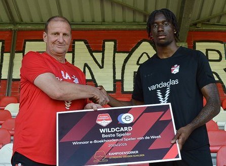 Kelian Nsona ontvangt Wildcard voor Beste Speler van het seizoen