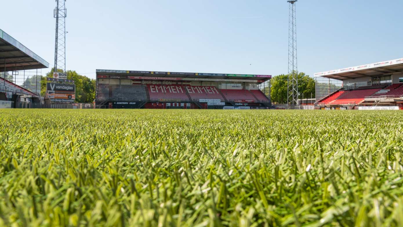 FC Emmen heeft slechtste veld in de KKD.