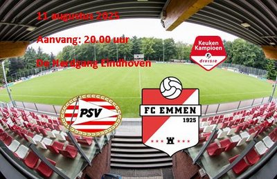 Een valste start van FC Emmen in Eindhoven