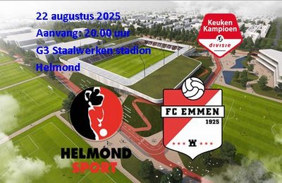 FC Emmen na drie wedstrijden nog puntloos na nederlaag in Helmond