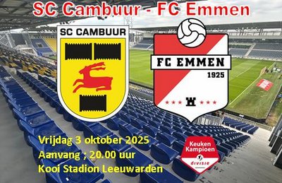 FC Emmen verliest in Leeuwarden terwijl men recht had op meer