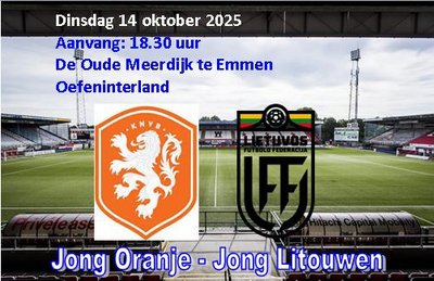 Morgen Jong Oranje op De Oude Meerdijk