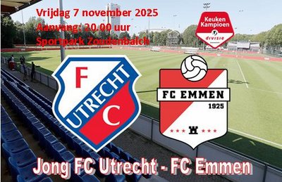 FC Emmen neemt de drie punten mee terug uit Utrecht
