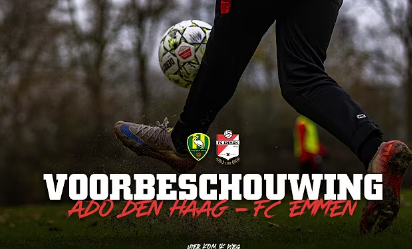 Voorbeschouwing ADO Den Haag - FC Emmen