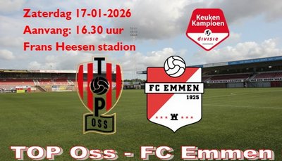 FC Emmen begint het jaar 2026 met een grote nederlaag