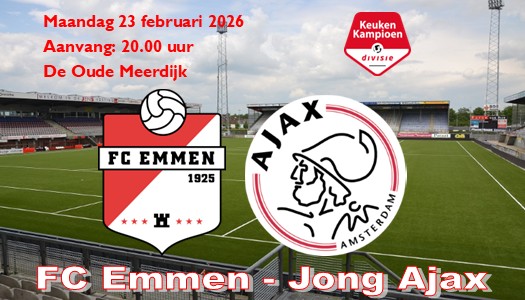 FC Emmen wint ook niet van Jong Ajax