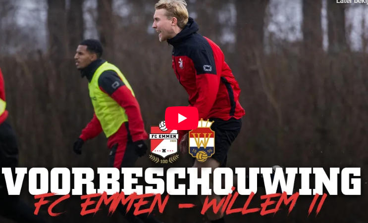 Voorbeschouwing FC Emmen - Willem II