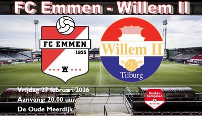 Weer geen overwinning voor FC Emmen 