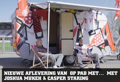 Op pad met ..... Joshua Mukeh  en Casper Staring