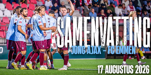 Samenvatting Jong Ajax - FC Emmen