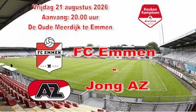 FC Emmen wint weer en blijft koploper