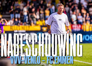 Menno van Dam na VVV Venlo - FC Emmen