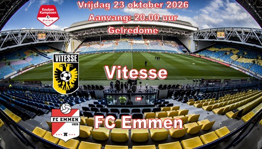 FC Emmen wint voor het eerst in Gelredome